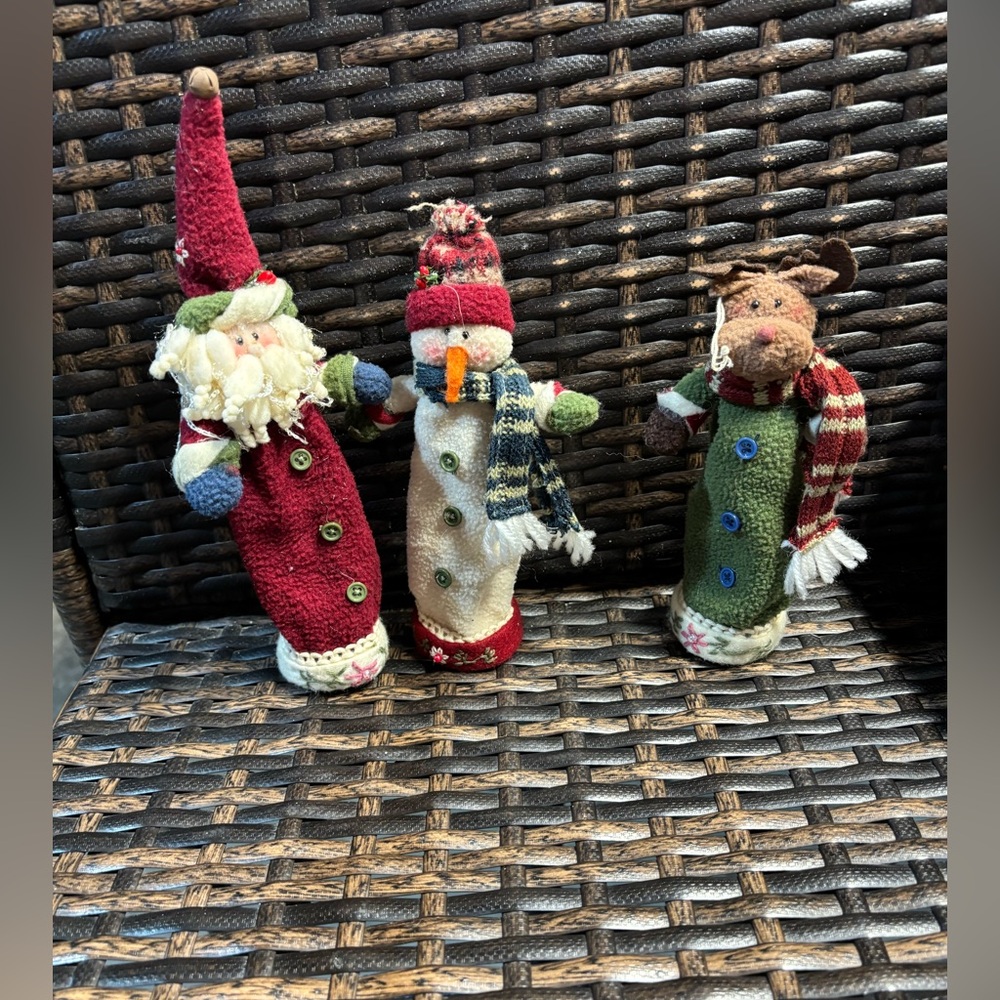 Set of 3 small collabsable decor